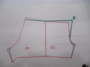 Выкраивают пояс или обтачку и карманы