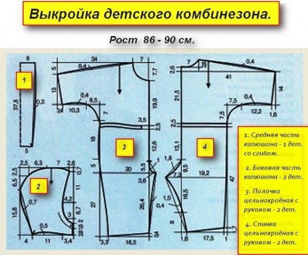 Комбинезон выкройка