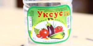 Уксусная кислота для чистки шапок