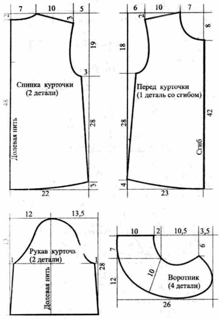 выкройка жилетки