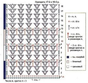 Схема для вязания крючком 4