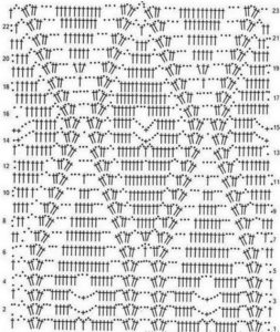 Сложная схема для вязания крючком 7