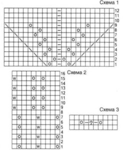 схема вязания летней юбки