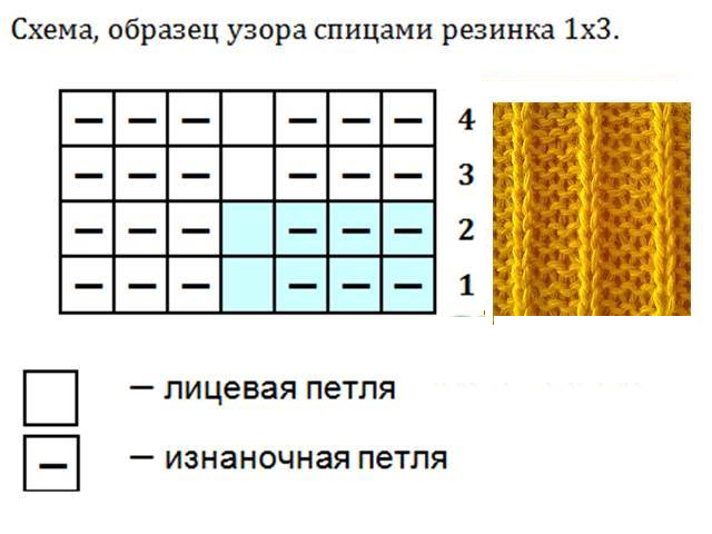 Мохер шапка схема 1