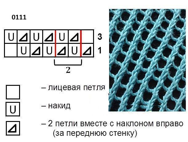 Туника схема сетки 1