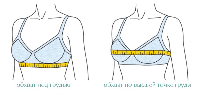 как определить размер бюстгальтера