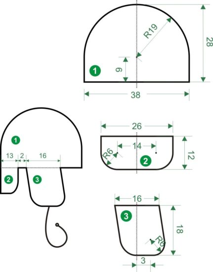 выкройка шапки-ушанки