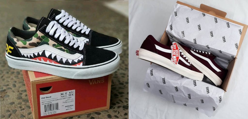 Кеды Vans упаковка