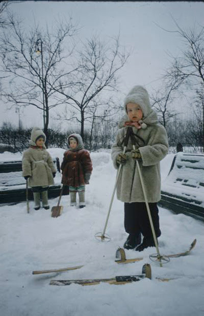 дети СССР зимой