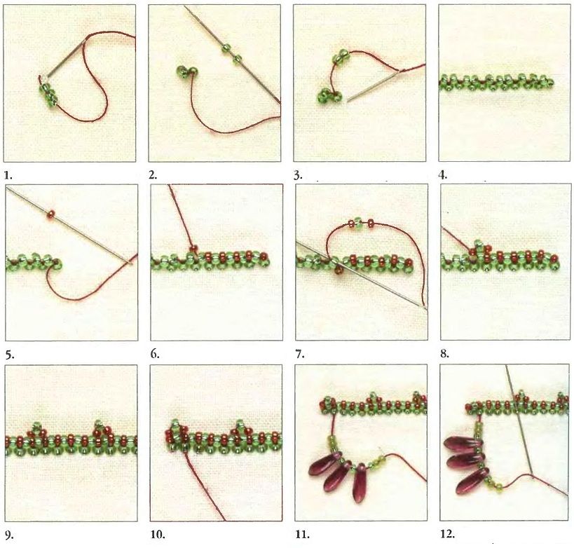 вышивание бисером начинающим